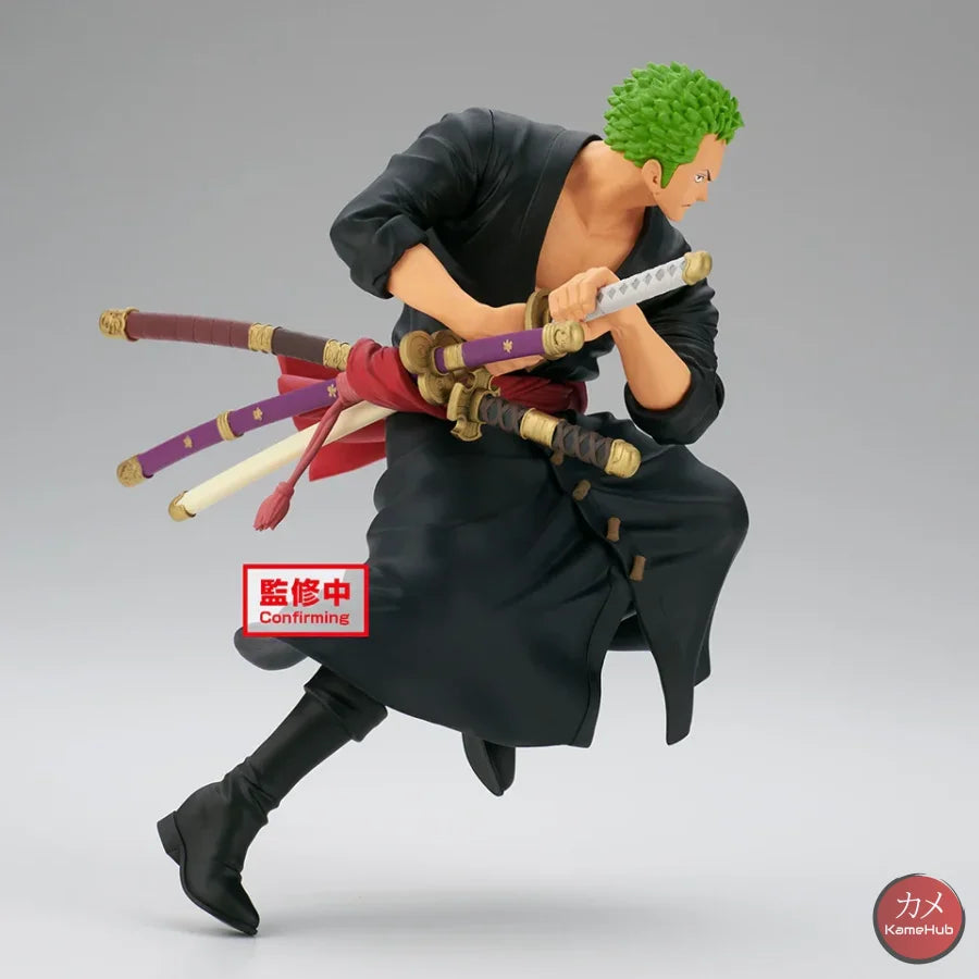 One Piece - Roronoa Zoro Action Figure Bandai Banpresto Battle Record