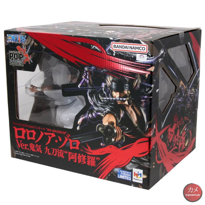 One Piece - Roronoa Zoro Action Figure Megahouse P.o.p Wa-Maximum 17.5Cm
