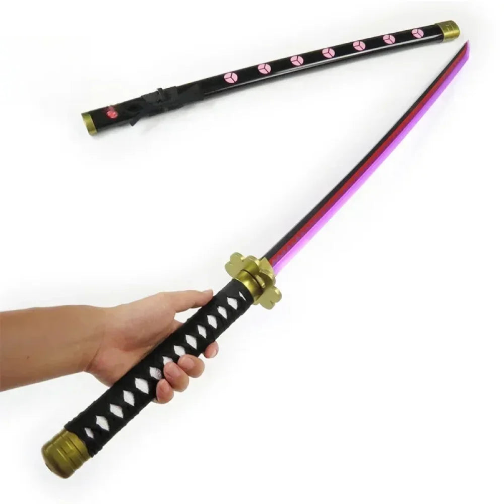 One Piece - Roronoa Zoro Katane in Bamboo con Luce Led - Katane & Spade