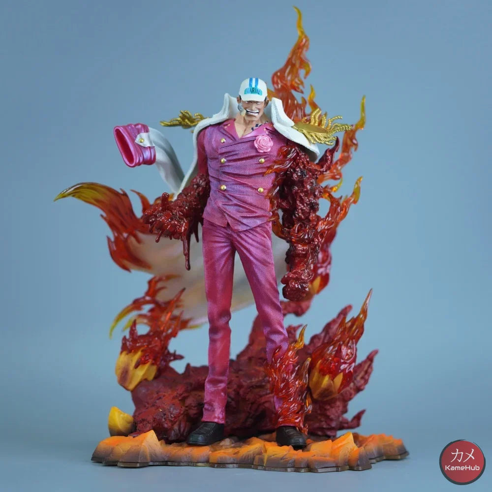 One Piece - Sakazuki Akainu Action Figure con Luce Led - Sakazuki Akainu 34cm - Action Figure