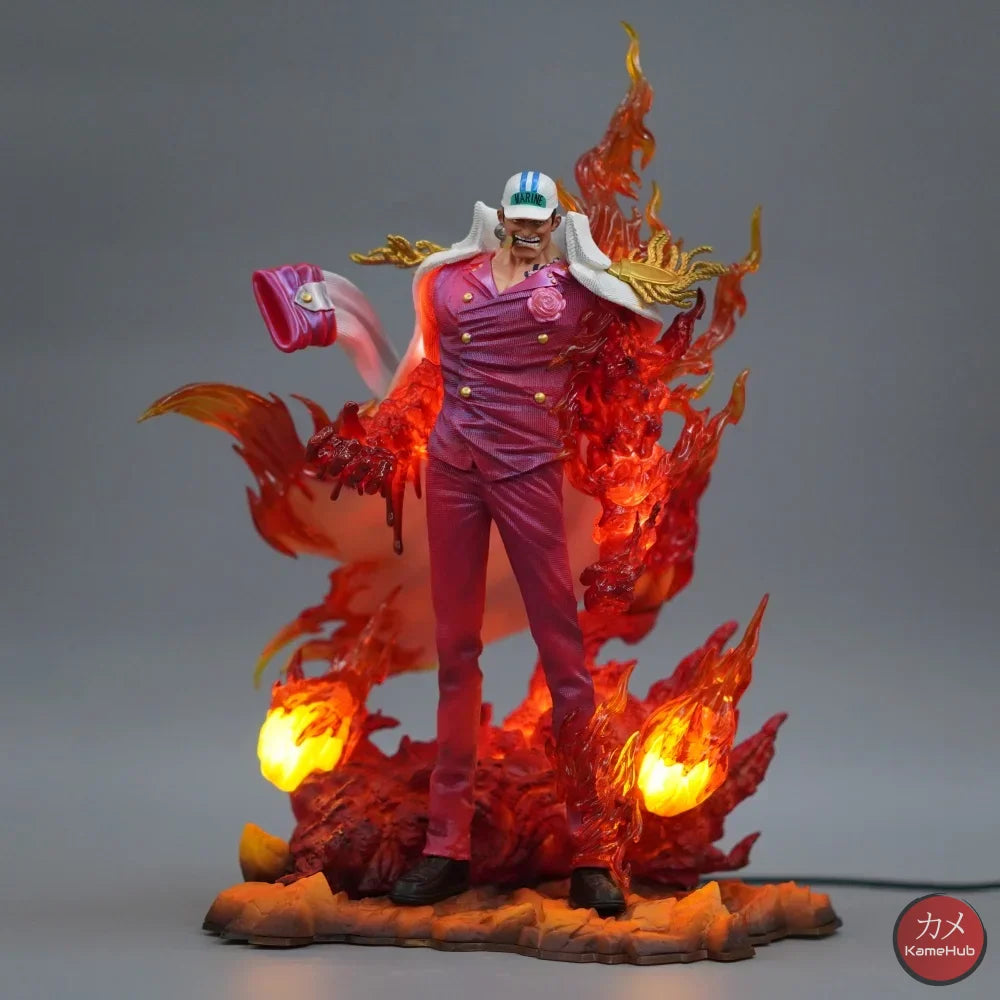 One Piece - Sakazuki Akainu Action Figure con Luce Led - Sakazuki Akainu 34cm - Action Figure