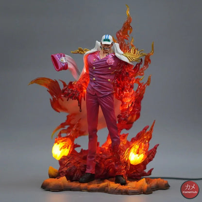 One Piece - Sakazuki Akainu Action Figure con Luce Led - Sakazuki Akainu 34cm - Action Figure