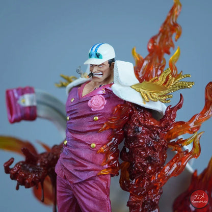 One Piece - Sakazuki Akainu Action Figure con Luce Led - Sakazuki Akainu 34cm - Action Figure