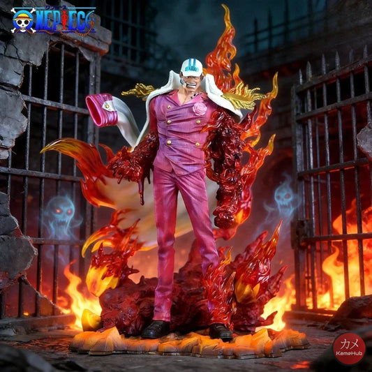 One Piece - Sakazuki Akainu Action Figure con Luce Led - Sakazuki Akainu 34cm - Action Figure