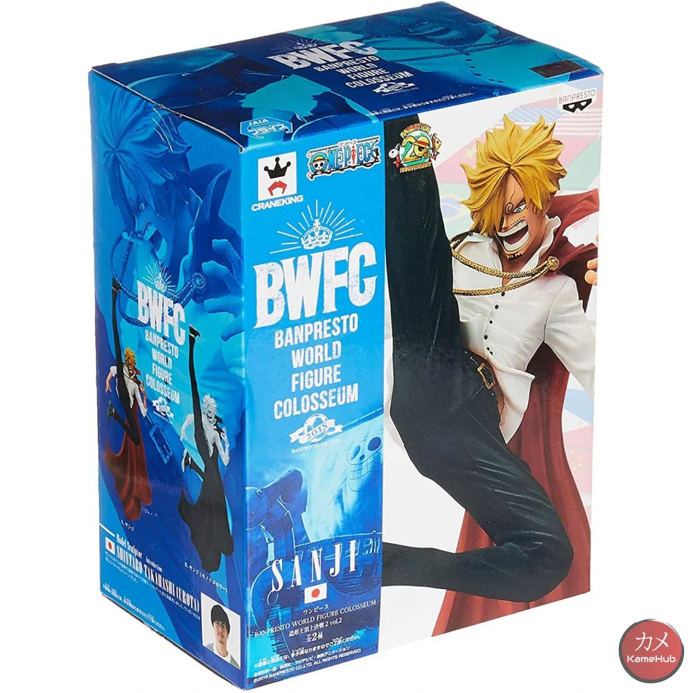 One Piece - Sanji Action Figure Bandai Banpresto BWFC - Sanji 20cm - Action Figure