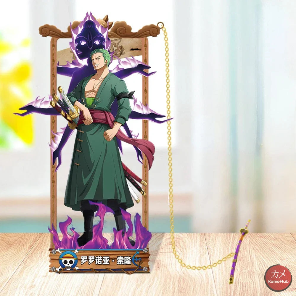 One Piece - Segnalibri in Metallo Roronoa Zoro B / 10cm Accessori