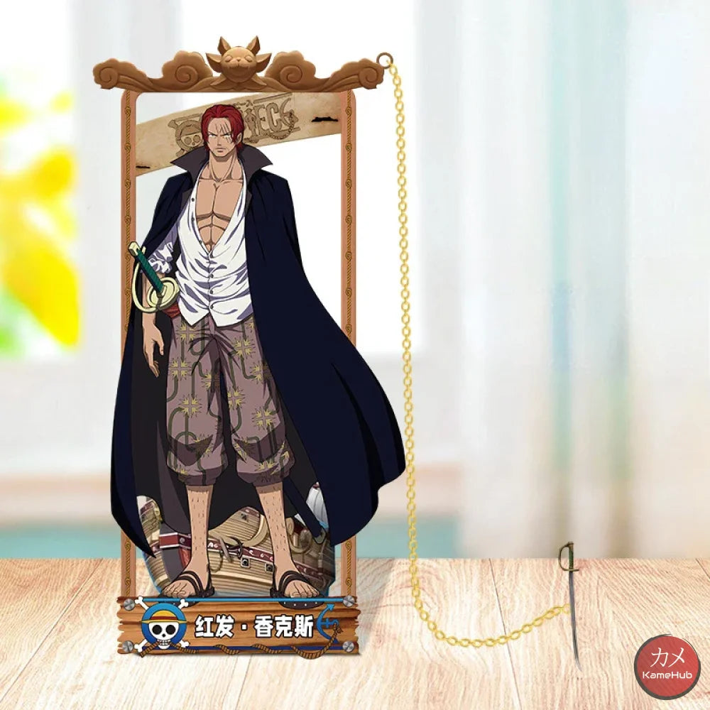 One Piece - Segnalibri in Metallo Shanks il Rosso / 10cm Accessori