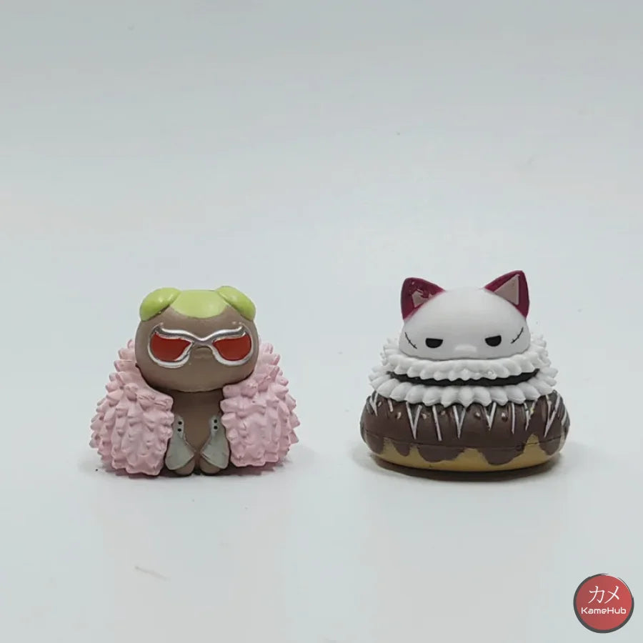 One Piece - Set 8 Pz Mini Action Figure Neko Gatto Kawaii