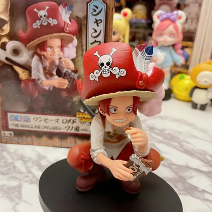 One Piece - Shanks Il Rosso E Bagy / Buggy Clown Action Figure Bandai Banpresto Dxf