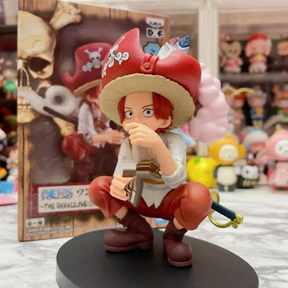 One Piece - Shanks Il Rosso E Bagy / Buggy Clown Action Figure Bandai Banpresto Dxf