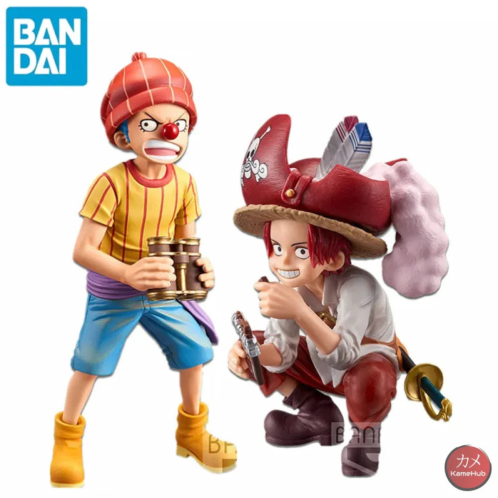 One Piece - Shanks Il Rosso E Bagy / Buggy Clown Action Figure Bandai Banpresto Dxf