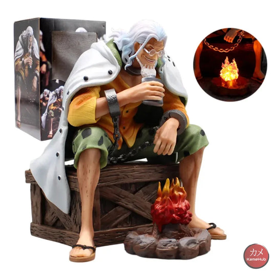 One Piece - Silver Rayleigh Action Figure Con Luce Led