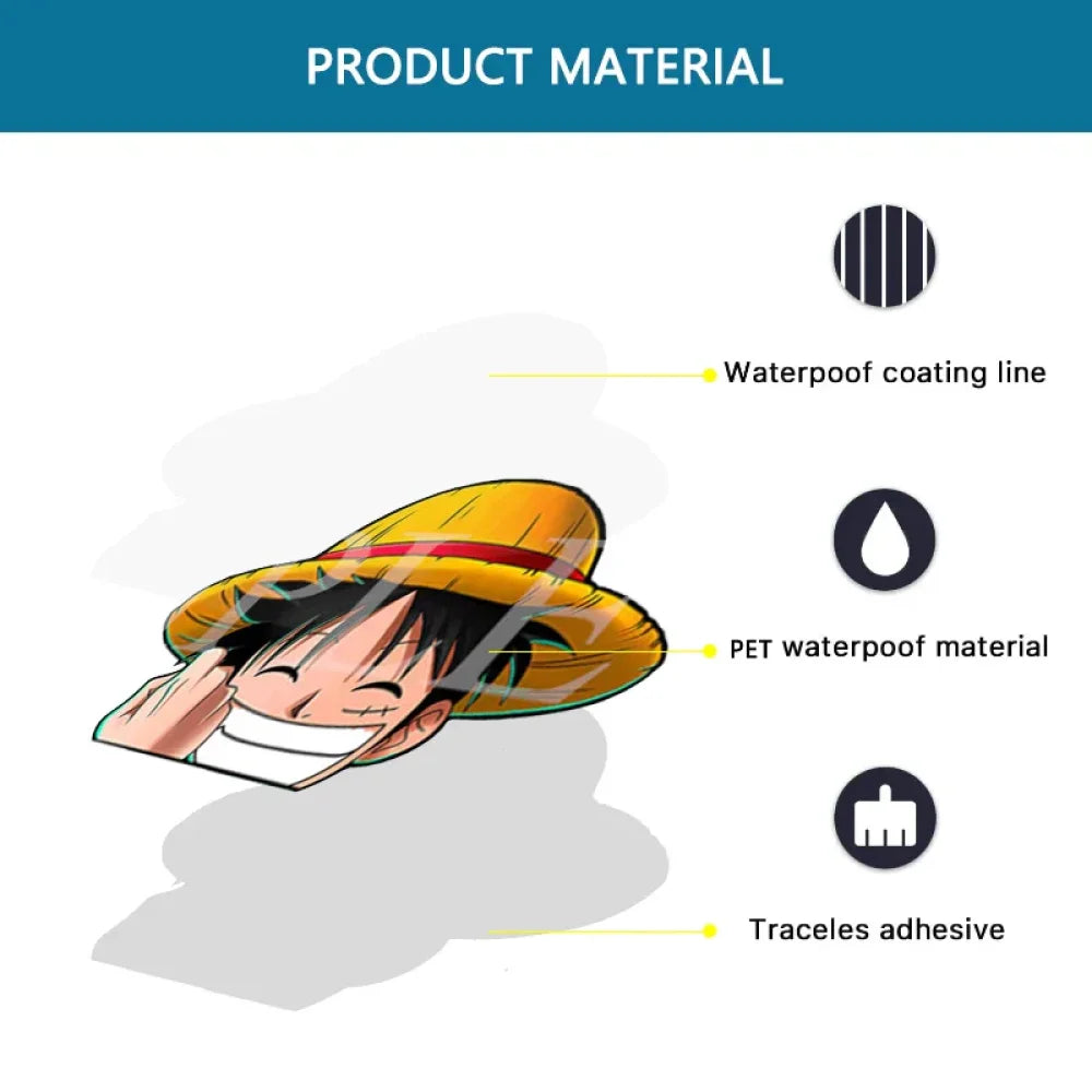 One Piece - Vari Personaggi 3D Sticker Effetto Motion Lenticolare - Accessori