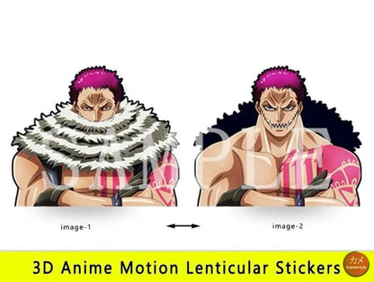 One Piece - Vari Personaggi 3D Sticker Effetto Motion Lenticolare - Charlotte Katakuri 10 - Accessori