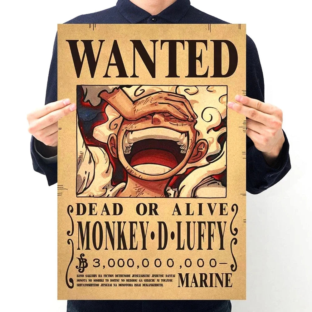 One Piece - Wanted Dead Or Alive Poster