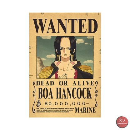 One Piece - Wanted Dead Or Alive Poster Boa Hancock