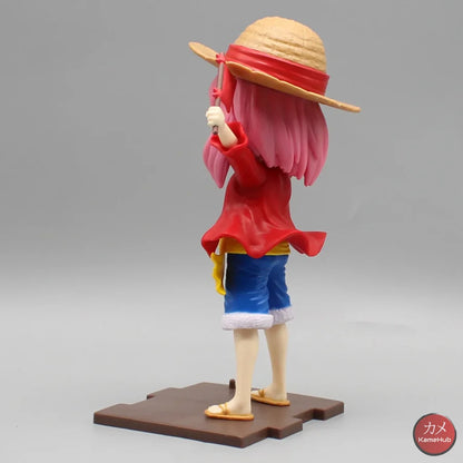 One Piece X Spy X Family - Anya Forger Luffy Cosplay Action Figure