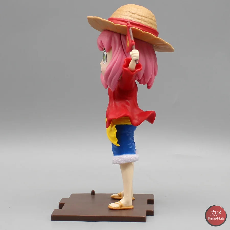 One Piece X Spy X Family - Anya Forger Luffy Cosplay Action Figure