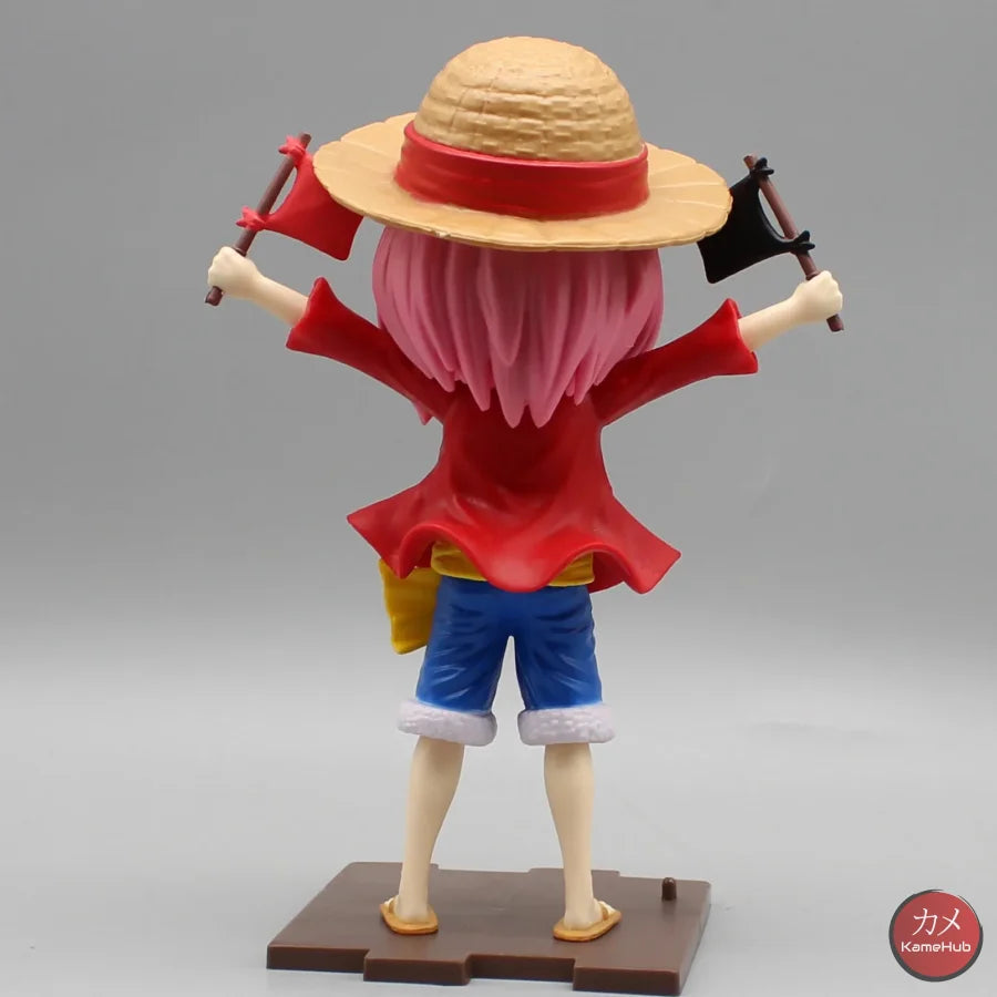 One Piece X Spy X Family - Anya Forger Luffy Cosplay Action Figure