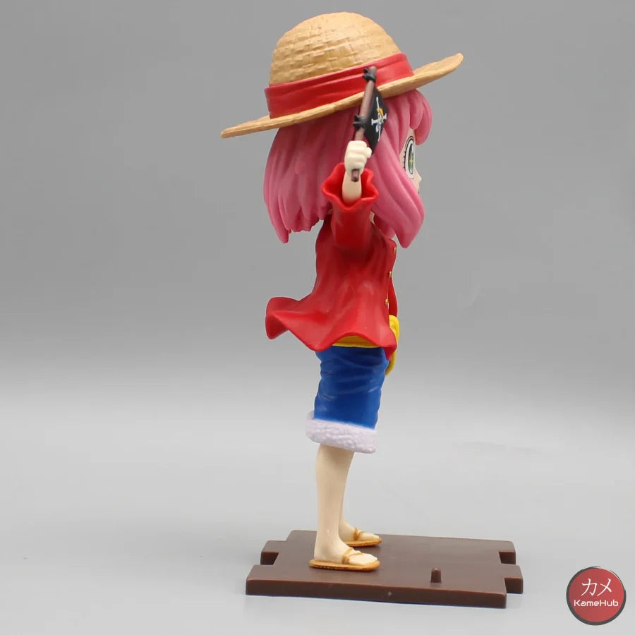 One Piece X Spy X Family - Anya Forger Luffy Cosplay Action Figure