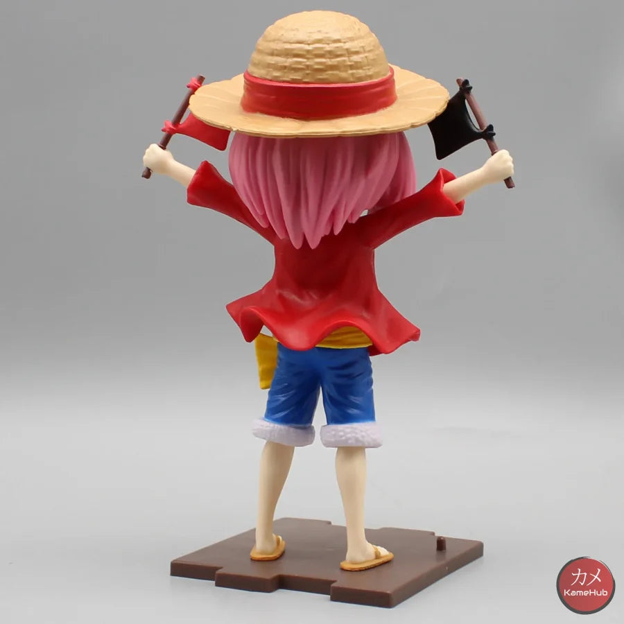 One Piece X Spy X Family - Anya Forger Luffy Cosplay Action Figure