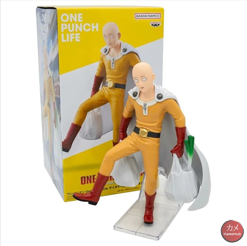 One Punch Man - Saitama Action Figure Bandai Banpresto - Saitama 20cm - Action Figure
