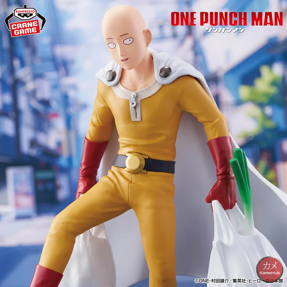 One Punch Man - Saitama Action Figure Bandai Banpresto - Saitama 20cm - Action Figure