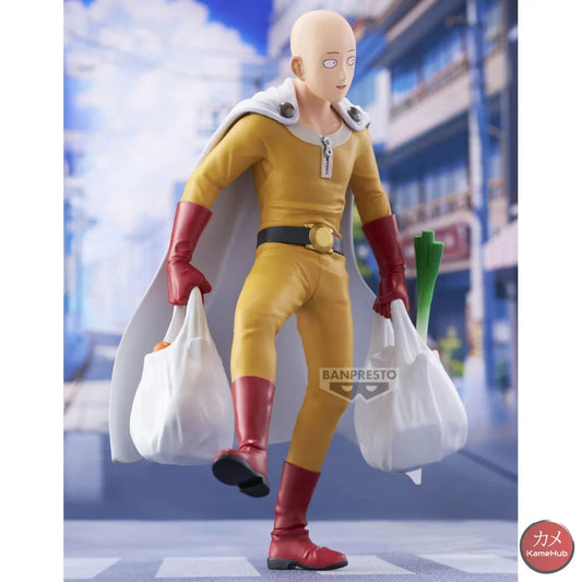 One Punch Man - Saitama Action Figure Bandai Banpresto - Saitama 20cm - Action Figure