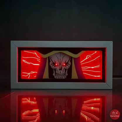 Overlord - Albedo e Ainz Ooal Gown Light Box 3D con Luce Led Ainz Ooal Gown / 1 Colore Predefinito Gadget