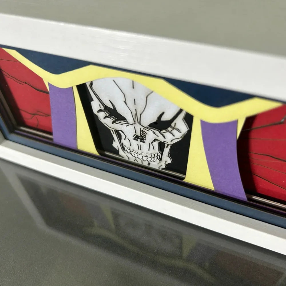 Overlord - Albedo e Ainz Ooal Gown Light Box 3D con Luce Led Gadget