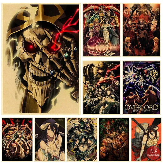 Overlord - Anime Poster Aesthetic In A3 Hd