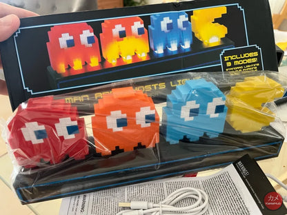 Pac-Man Arcade - Lampada Led Con Sensore Acustico Intelligente Gadget