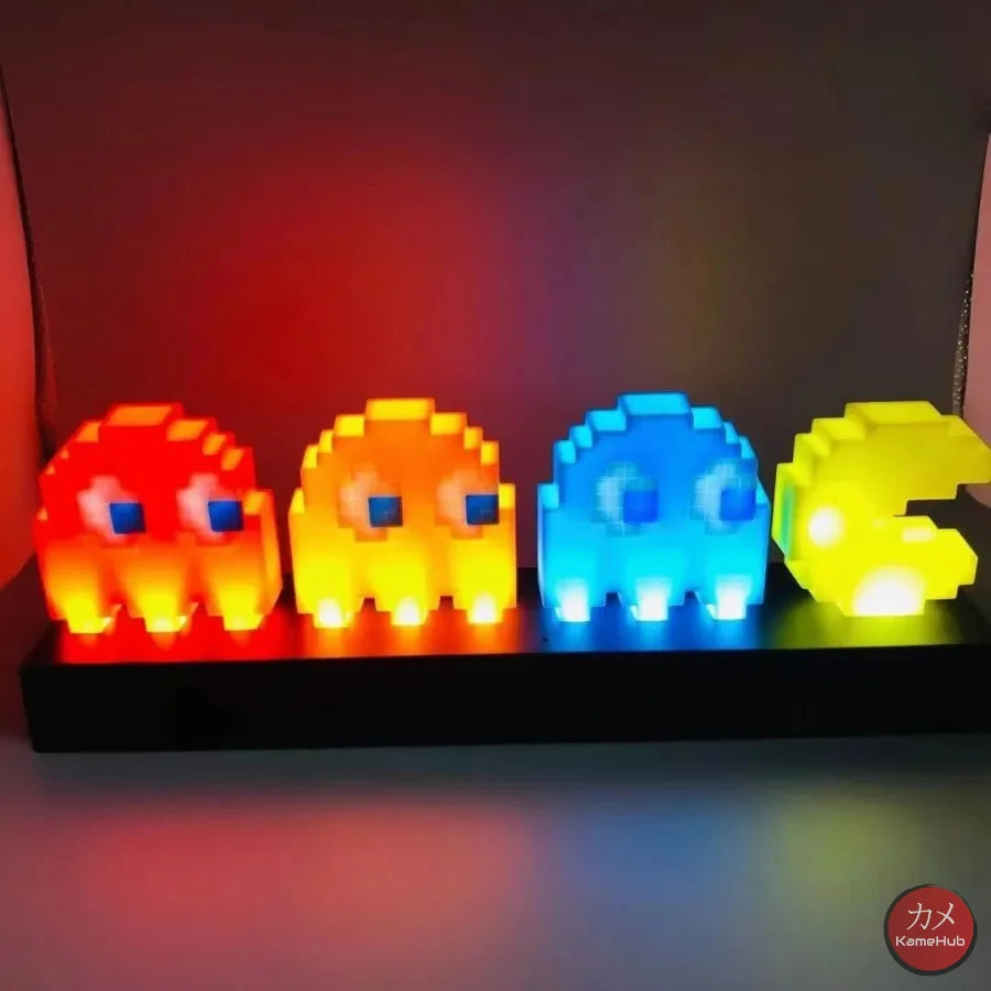 Pac-Man Arcade - Lampada Led Con Sensore Acustico Intelligente Gadget