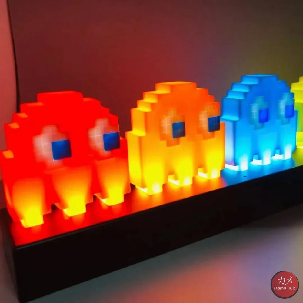 Pac-Man Arcade - Lampada Led Con Sensore Acustico Intelligente Gadget