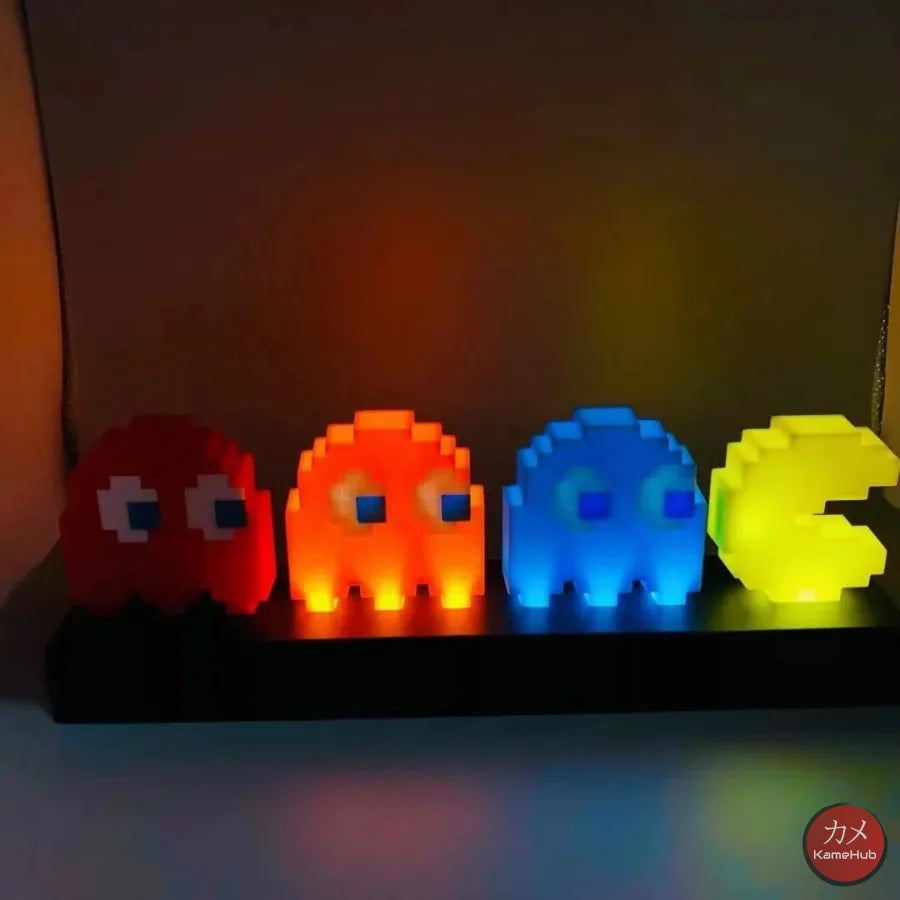 Pac-Man Arcade - Lampada Led Con Sensore Acustico Intelligente Gadget