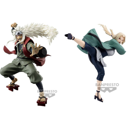 Naruto Shippuden - Jiraiya e Tsunade Action Figure Bandai Banpresto Colosseum