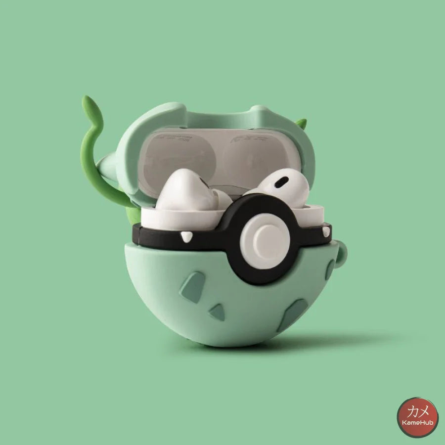 Pokemon - Cover Per Airpods In Silcone Bulbasaur / Airpdos 1 2 Accessori