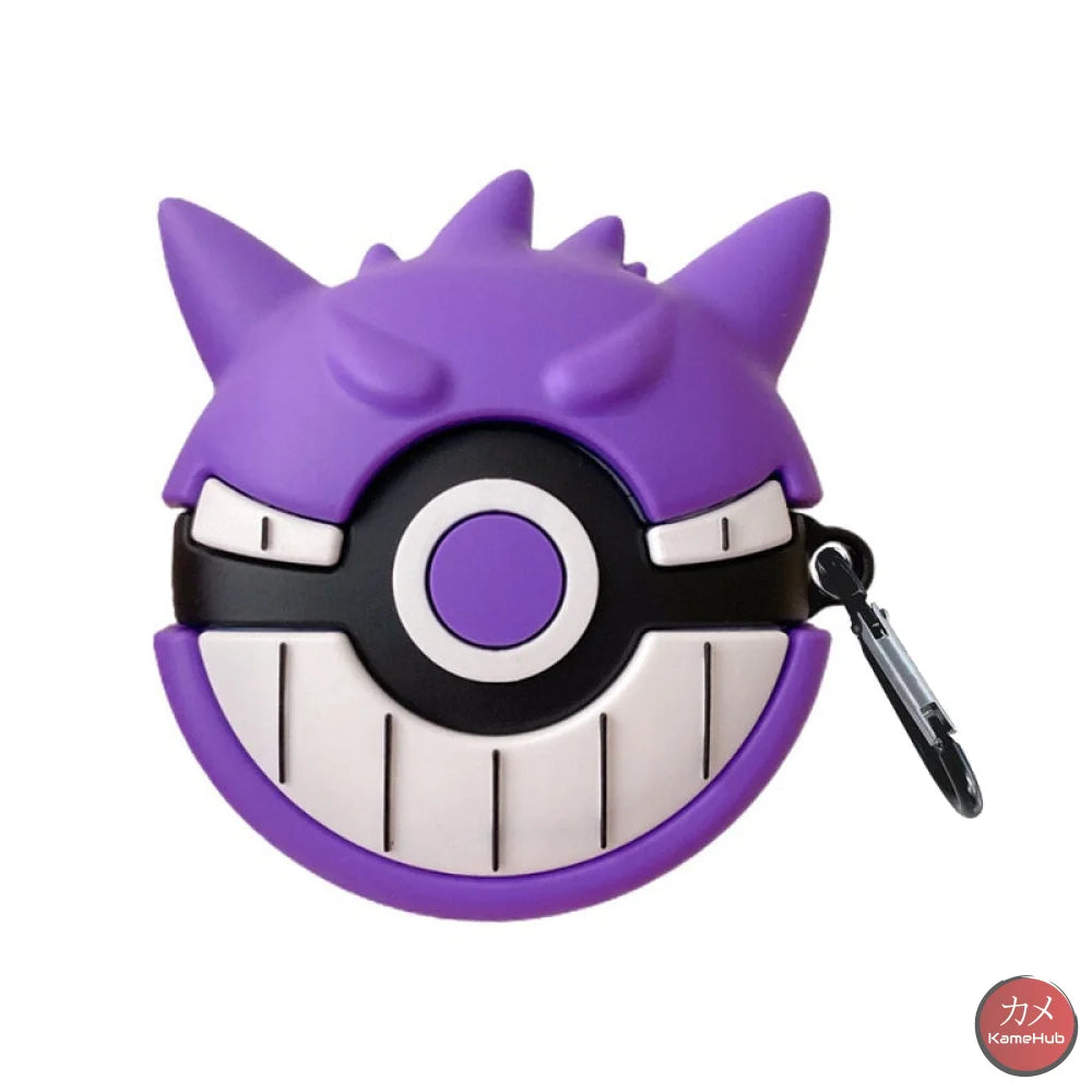 Pokemon - Cover Per Airpods In Silcone Gengar / Airpdos 1 2 Accessori