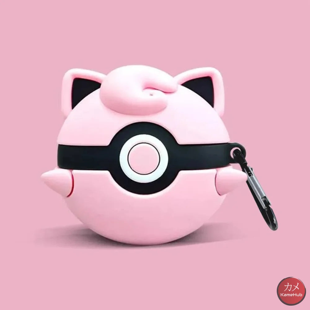 Pokemon - Cover Per Airpods In Silcone Jigglypuff / Airpdos 1 2 Accessori