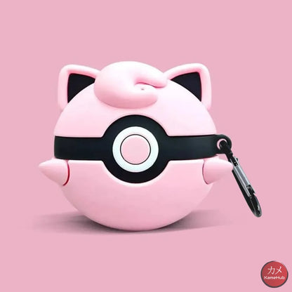 Pokemon - Cover Per Airpods In Silcone Jigglypuff / Airpdos 1 2 Accessori