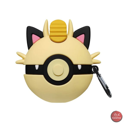 Pokemon - Cover Per Airpods In Silcone Meowth / Airpdos 1 2 Accessori