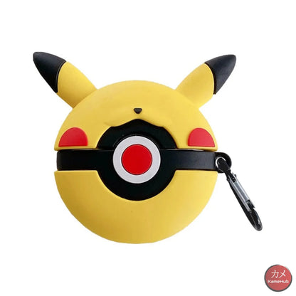 Pokemon - Cover Per Airpods In Silcone Pikachu / Airpdos 1 2 Accessori