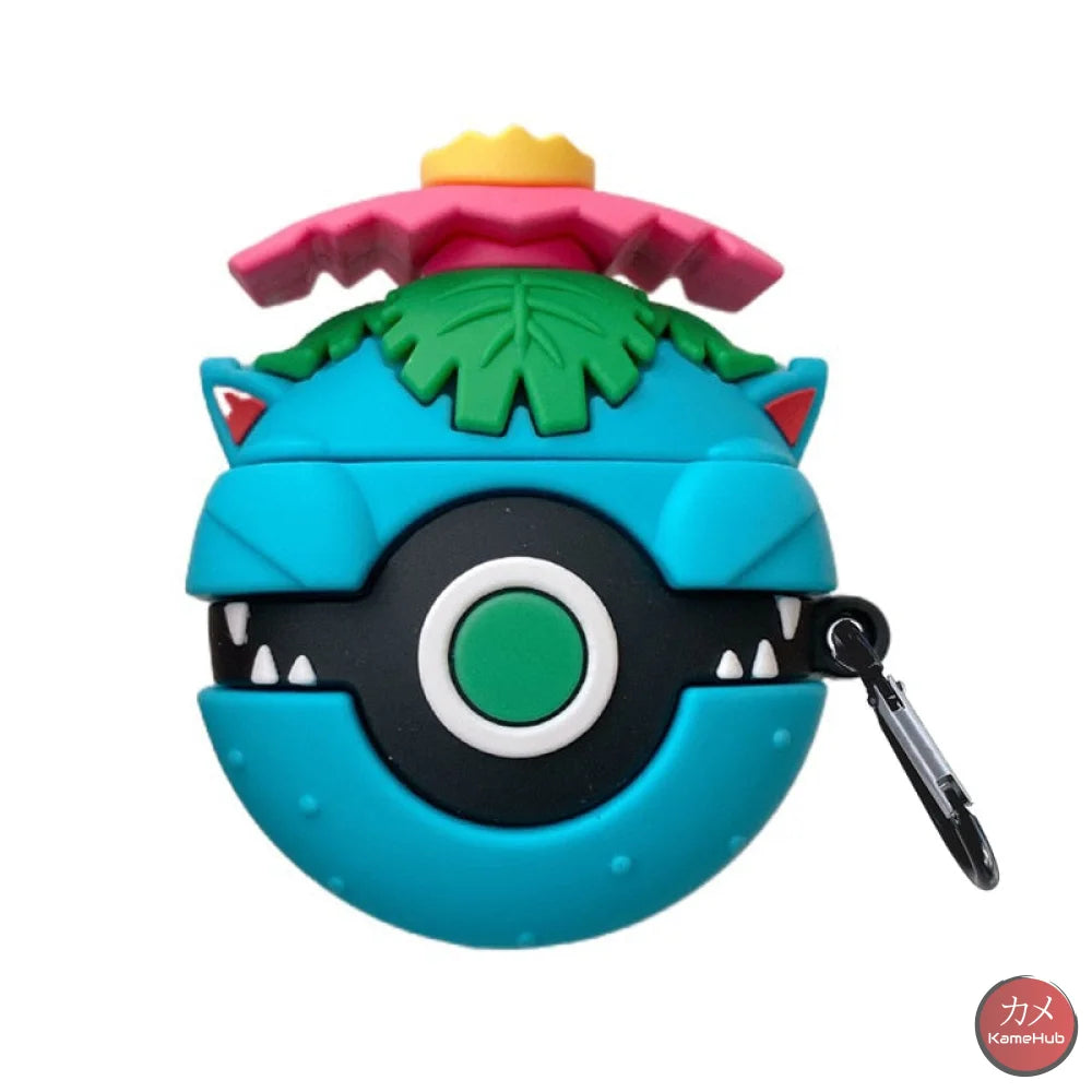 Pokemon - Cover Per Airpods In Silcone Venusaur / Airpdos 1 2 Accessori