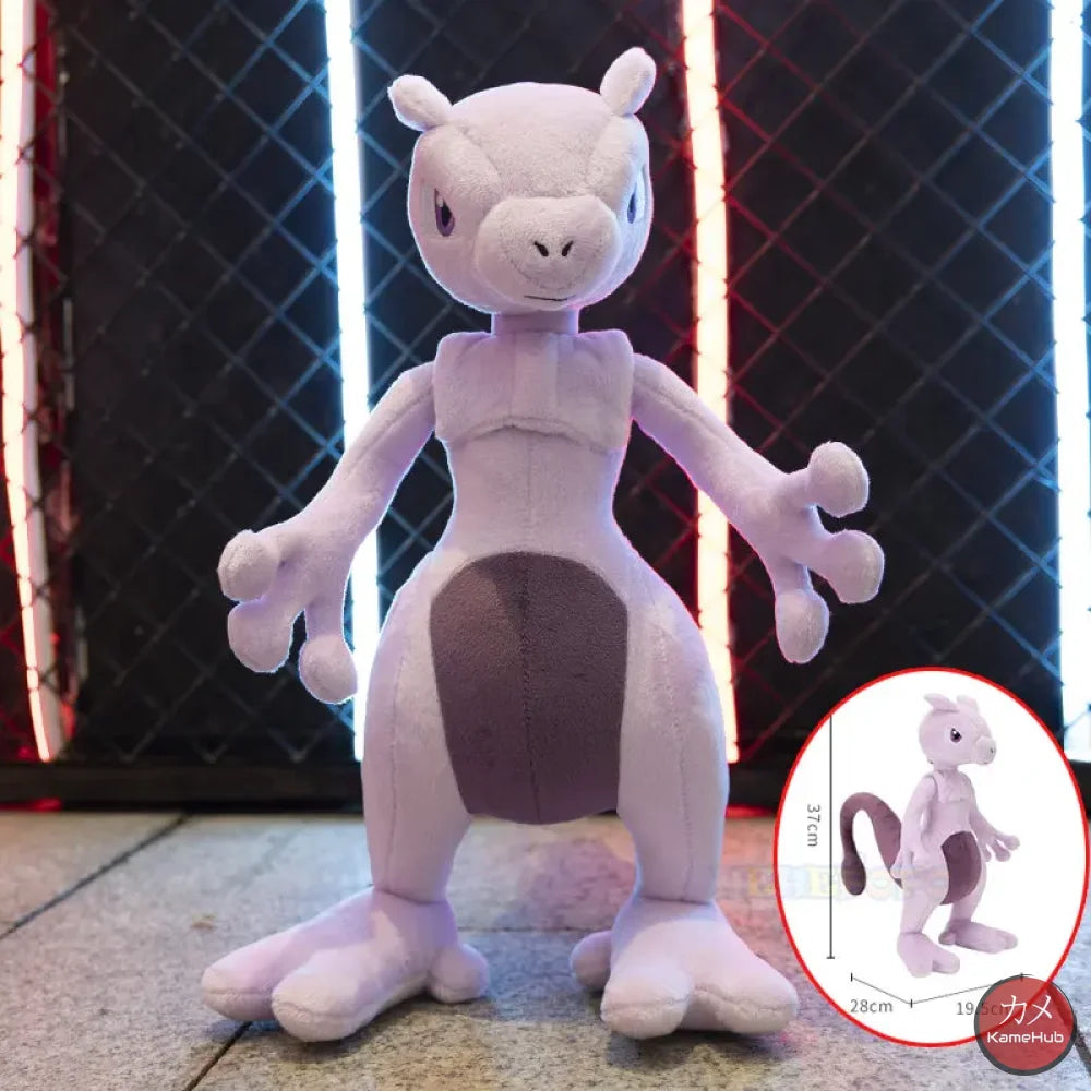 Pokémon - Mewtwo Morbido Peluche - Mewtwo 37cm - Peluches