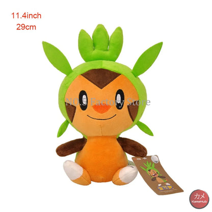 Pokemon - Morbidi Peluches / Pupazzi Vari Modelli Chespin 29Cm
