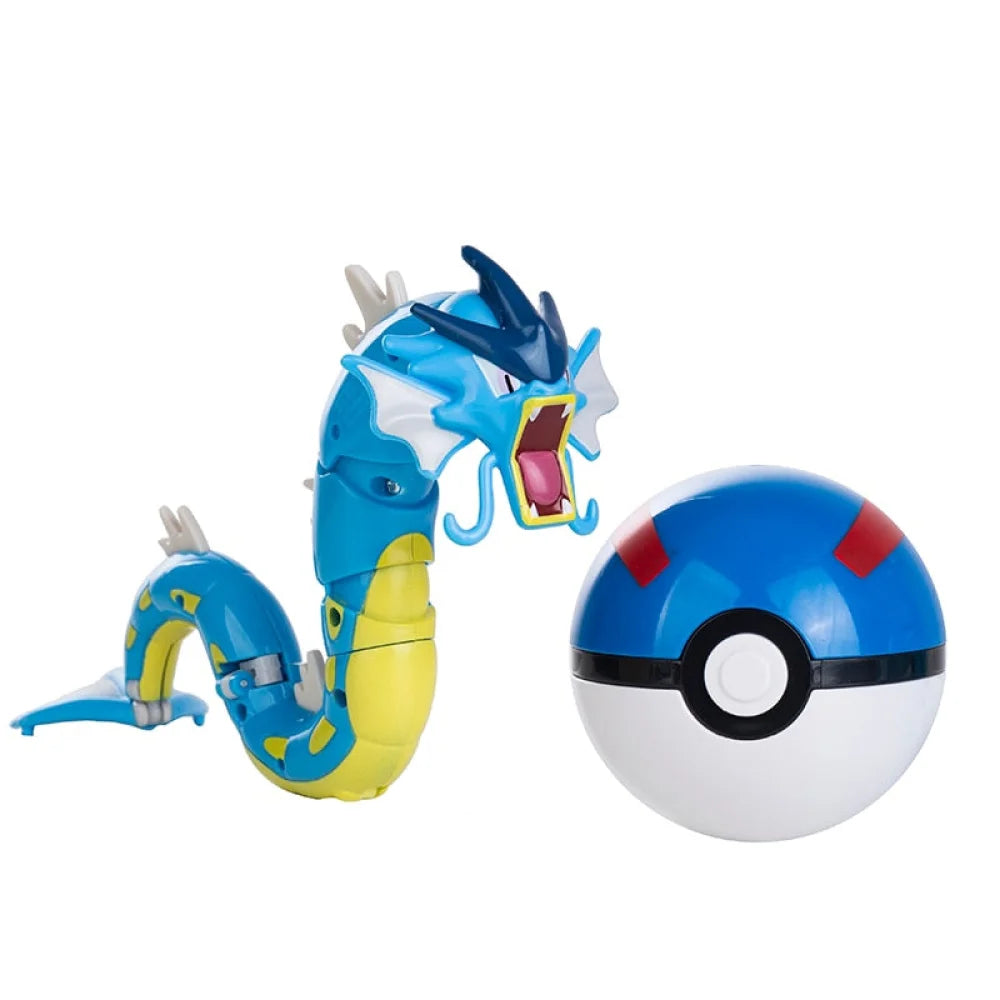 Pokemon - Pokeball Con Mini Action Figure Originale Takara Tomy