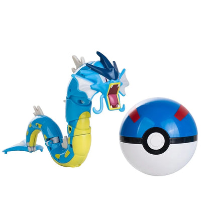 Pokemon - Pokeball Con Mini Action Figure Originale Takara Tomy