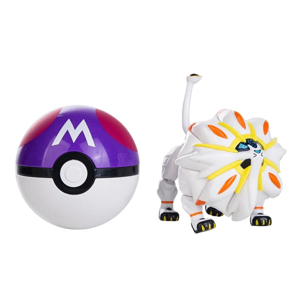Pokemon - Pokeball Con Mini Action Figure Originale Takara Tomy