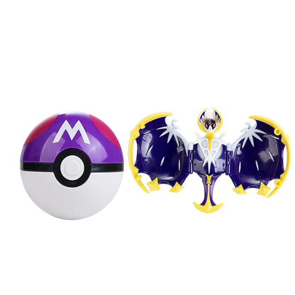 Pokemon - Pokeball Con Mini Action Figure Originale Takara Tomy
