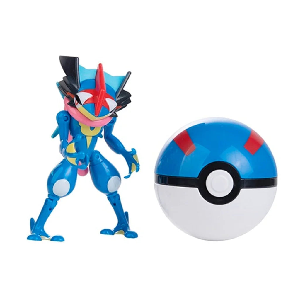 Pokemon - Pokeball Con Mini Action Figure Originale Takara Tomy